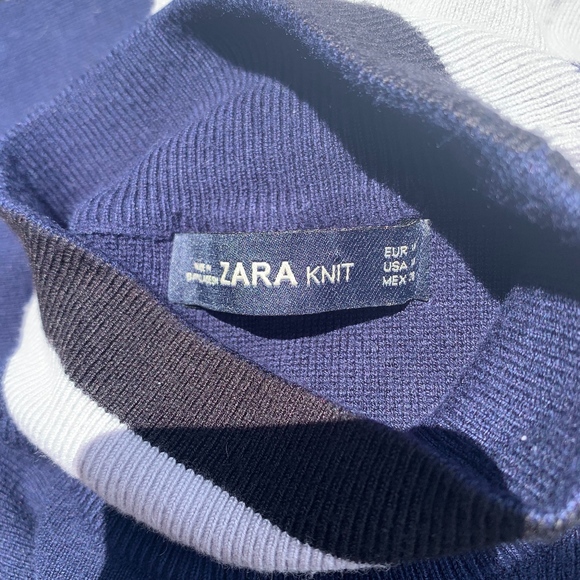 Zara Striped turtleneck sweater - Picture 6 of 6